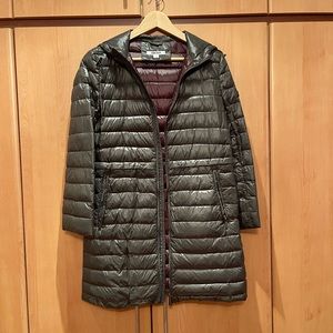 Light down long jacket, comfortable and warm